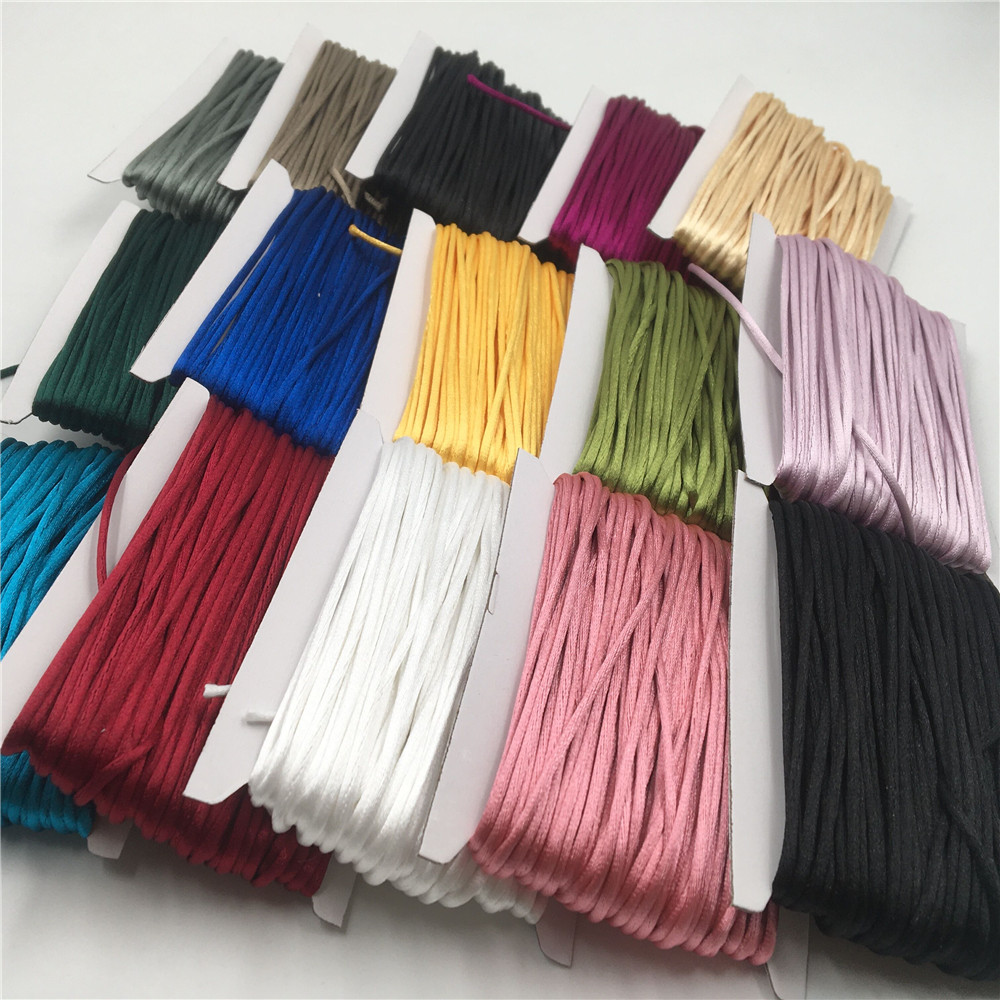 Macrame Cord Cotton - 2 مللي متر مضفر مكرامية الحرير