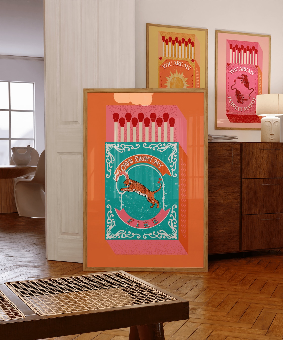 Art Craft Kitchen - أنت تضيء بلدي النار البرتقال علبة
