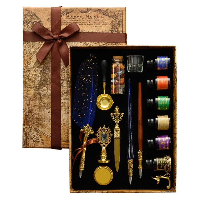 Batik Wax Kit - العتيقة ريشة تراجع مجموعة أقلام الرجعية