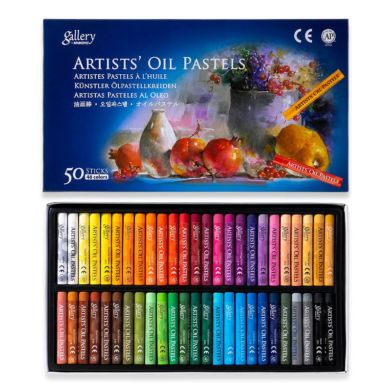 Chalk Pastel Set - 12-50 لونًا من مجموعة عصا الباستيل