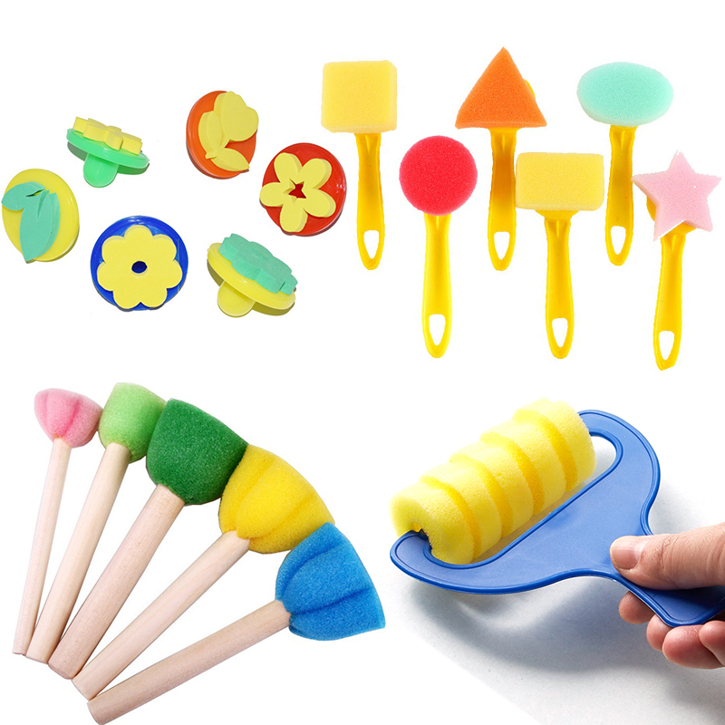 Art Craft School - 3-6 قطعة/المجموعة مختلف شكل اللوحة الإسفنج