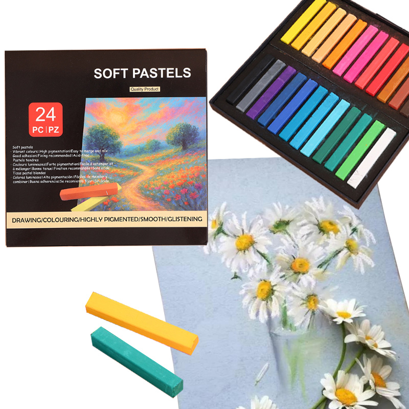 Chalk Pastel Set - 12/24 لون الطباشير مجموعة الباستيل الناعمة
