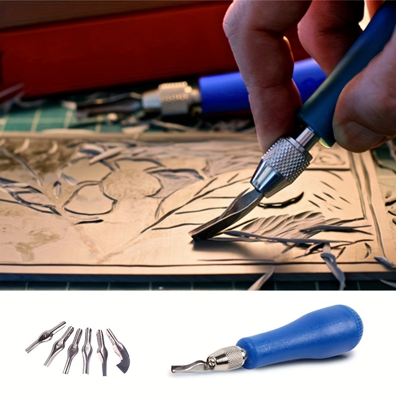 Lino Printing Block - مجموعة أدوات نحت اللينوليوم، أدوات نحت