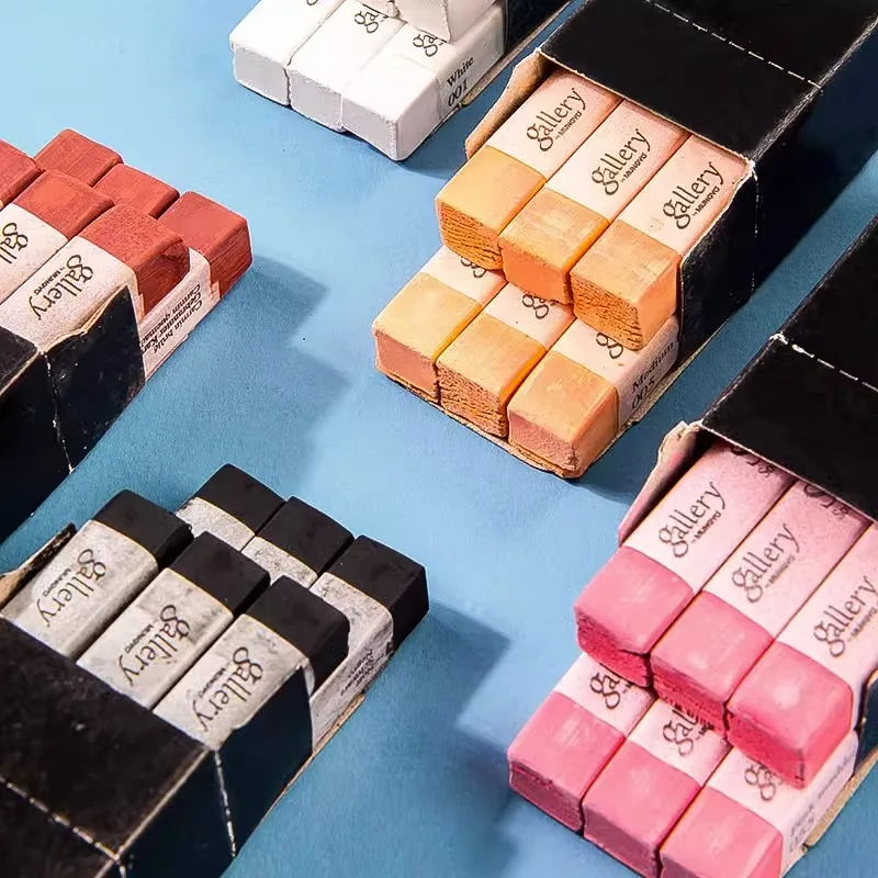 Chalk Pastel Set - مجموعة من 6 أقلام باستيل ناعمة/طباشير/ألوان