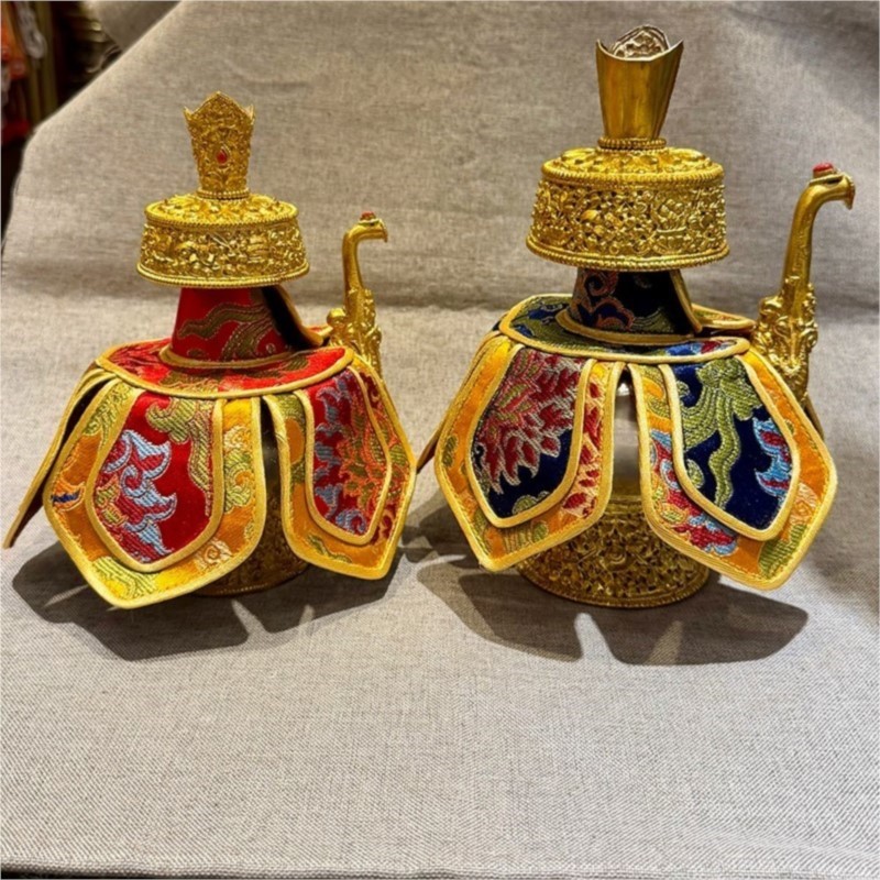 Art Craft Vase - غطاء خيمة مزهرية بومبا النيبالية المصنوعة