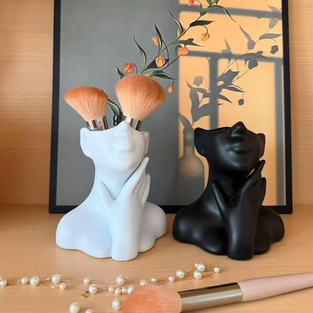 Art Craft Vase - مزهرية على شكل تمثال نصفي نسائي،