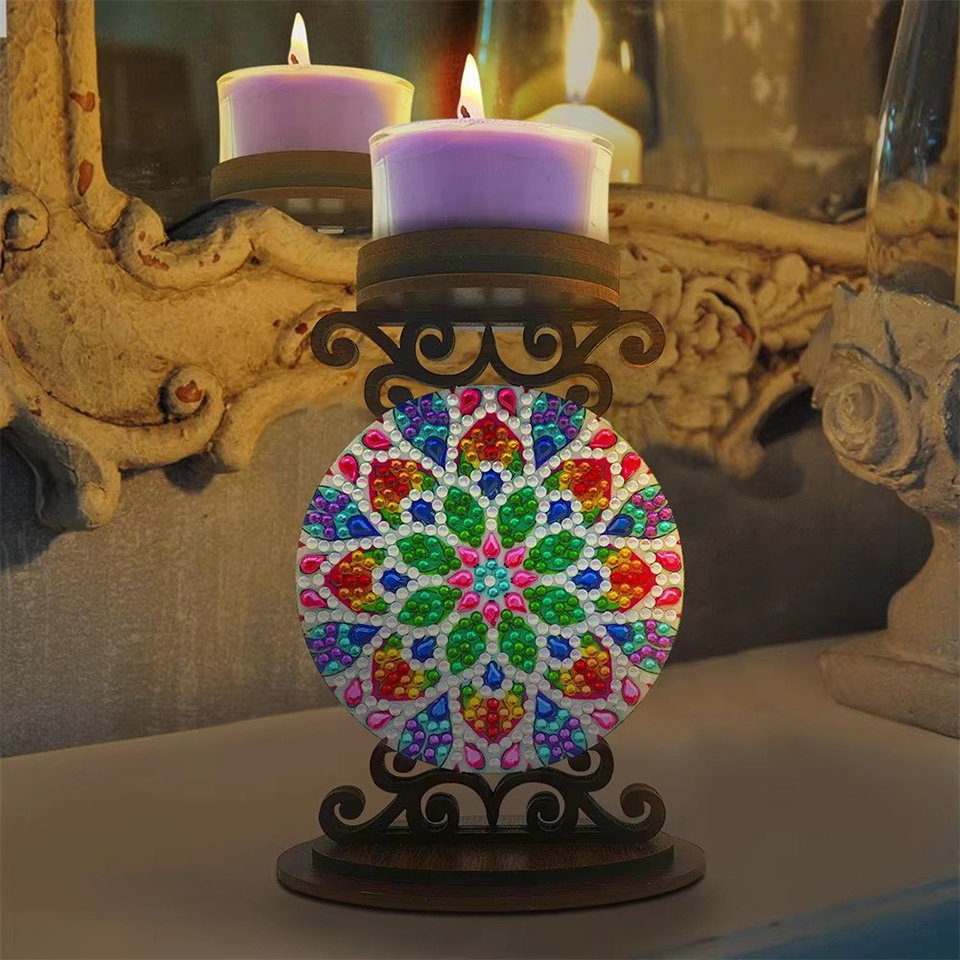 حامل شموع على شكل زهرة، هدية ع - مراجعة Art Craft Gifts وسعره