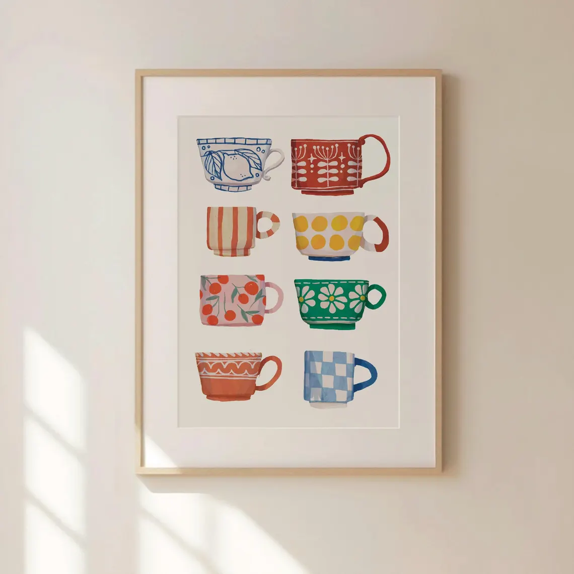 طباعة على شكل كوب شاي، ملصق إف - مراجعة Art Craft Kitchen وسعره