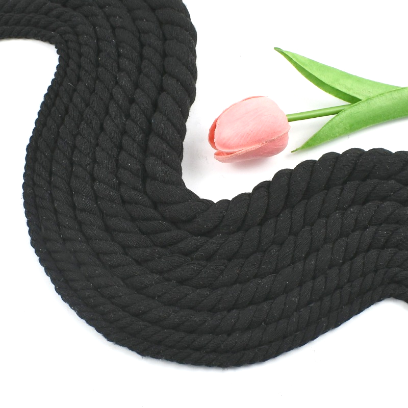 1-5 متر 5-20 مللي متر أسود 3 أ - مراجعة Macrame Cord Cotton وسعره