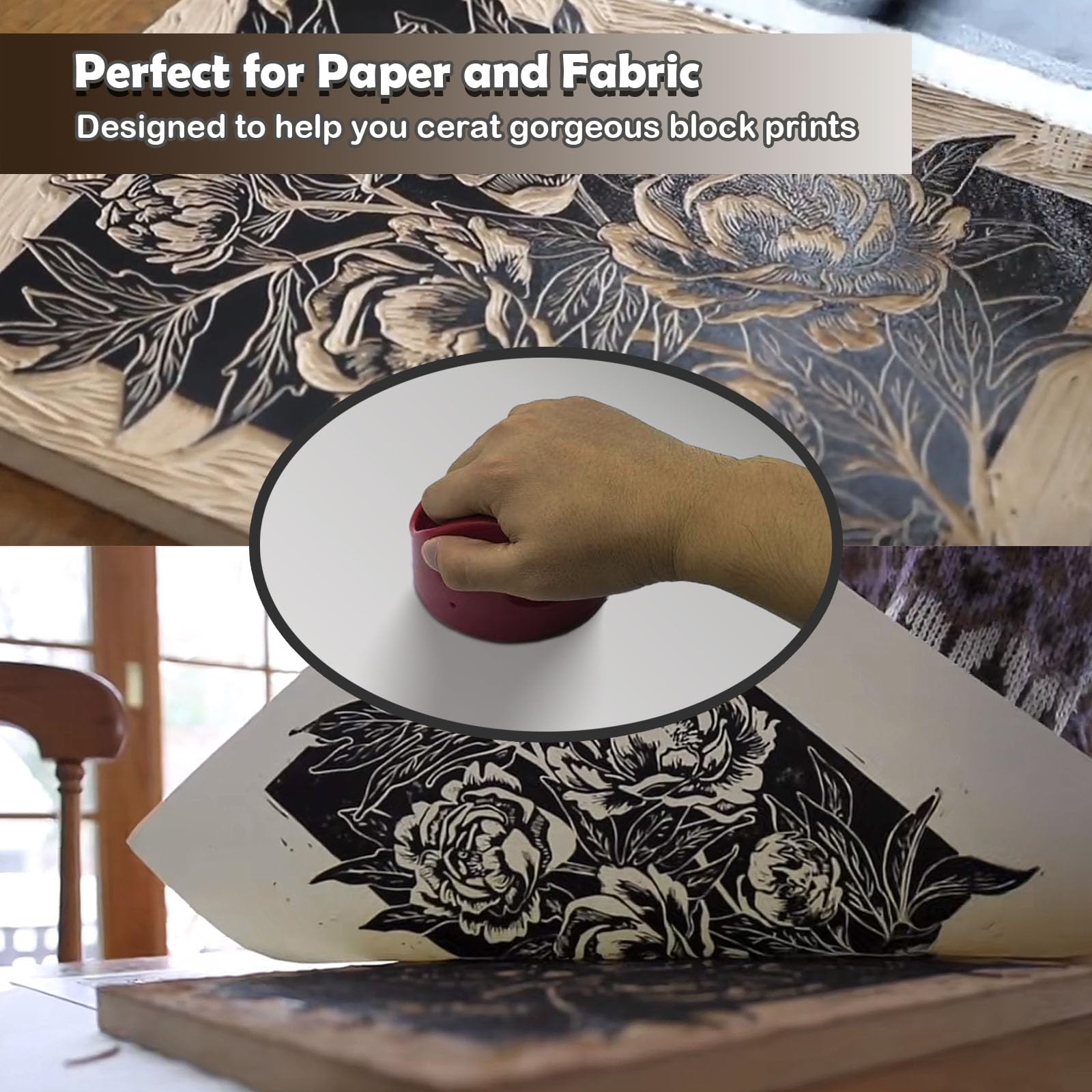 قطعة واحدة من أدوات برين للطبا - مراجعة Lino Printing Block وسعره