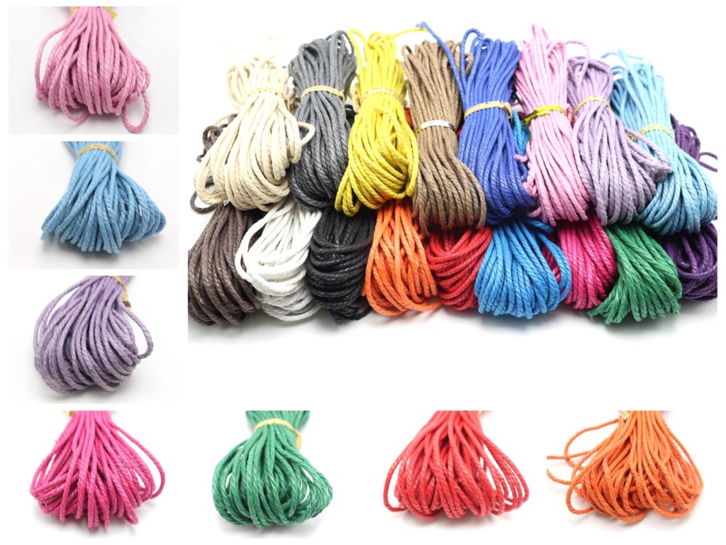 22 ياردة مشمع الملتوية القطن ا - مراجعة Macrame Cord Cotton وسعره