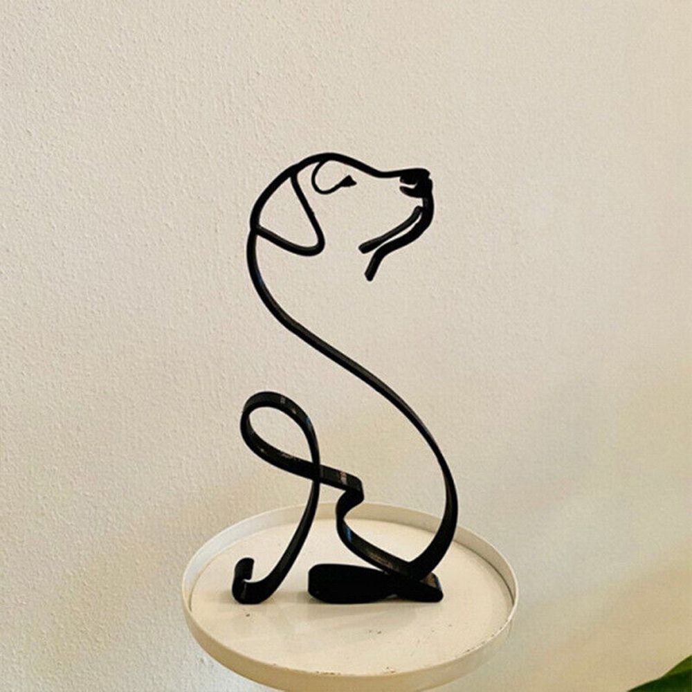 الحديد المطاوع تمثال كلب مجردة - مراجعة Art Craft Furniture وسعره