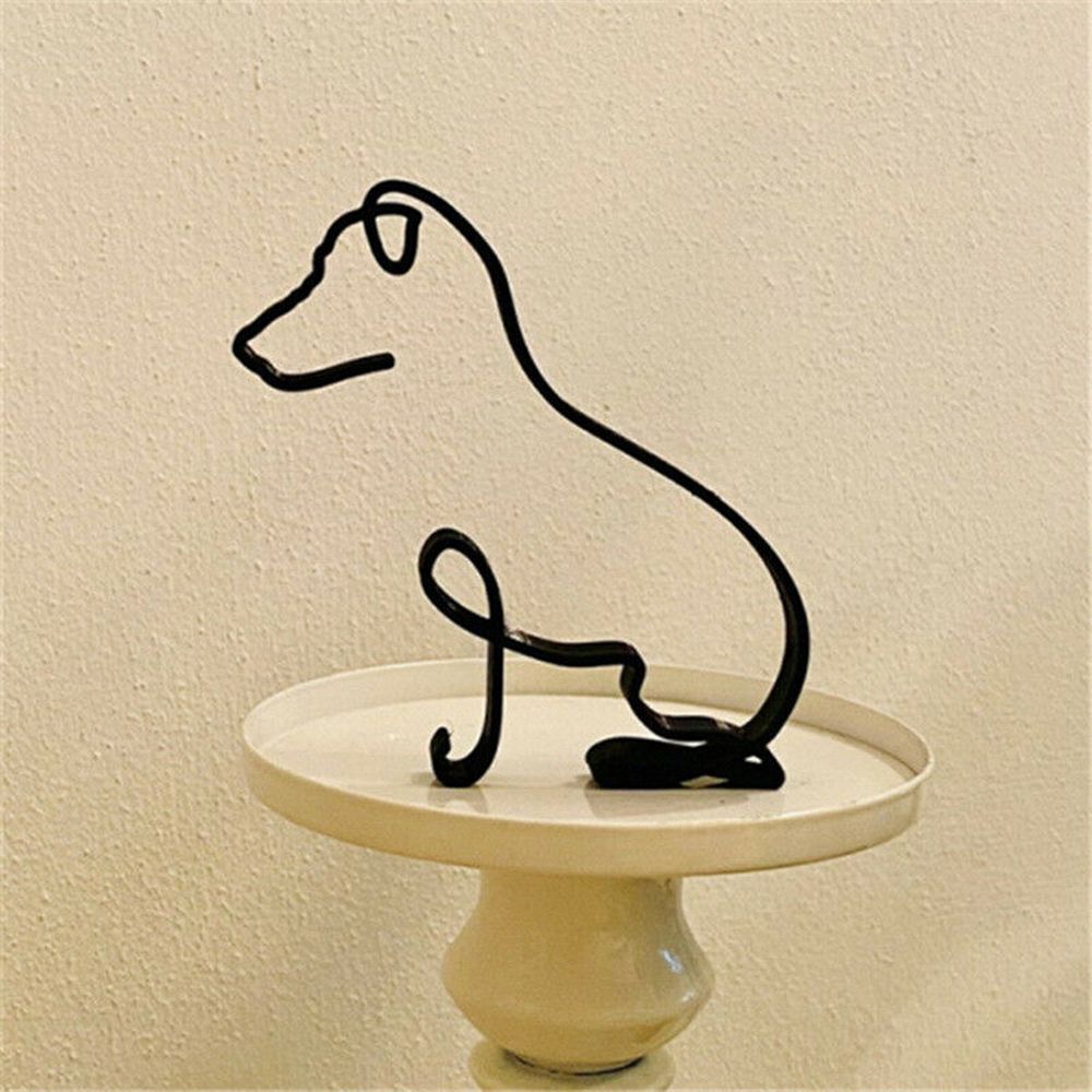 الحديد المطاوع تمثال كلب مجردة - مراجعة Art Craft Furniture وسعره