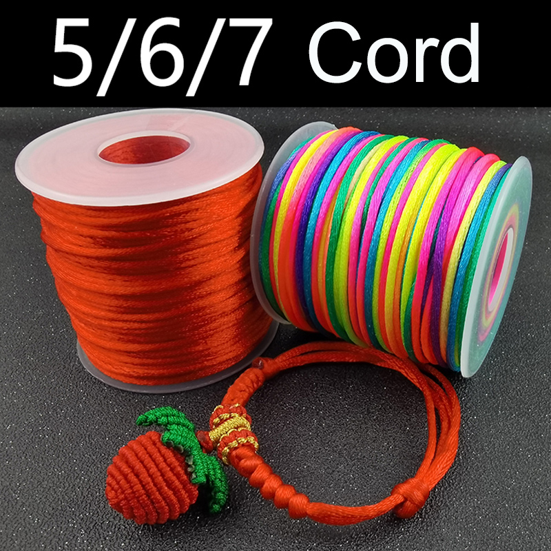 خيط حبل نايلون أحمر للسوار ، خ - مراجعة Macrame Cord Cotton وسعره
