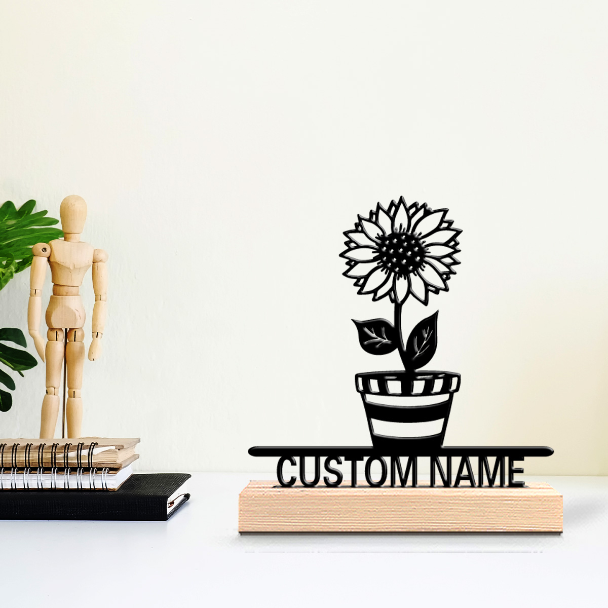 تمثال معدني بسيط على شكل زهرة  - مراجعة Art Craft Gifts وسعره