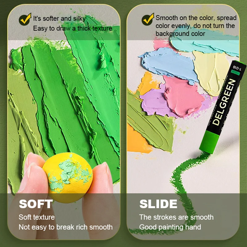 مجموعة ألوان الباستيل الزيتية  - مراجعة Chalk Pastel Set وسعره