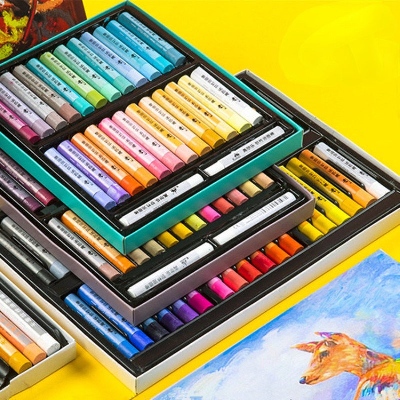 مجموعة عصا الرسم الزيتي الاحتر - مراجعة Chalk Pastel Set وسعره