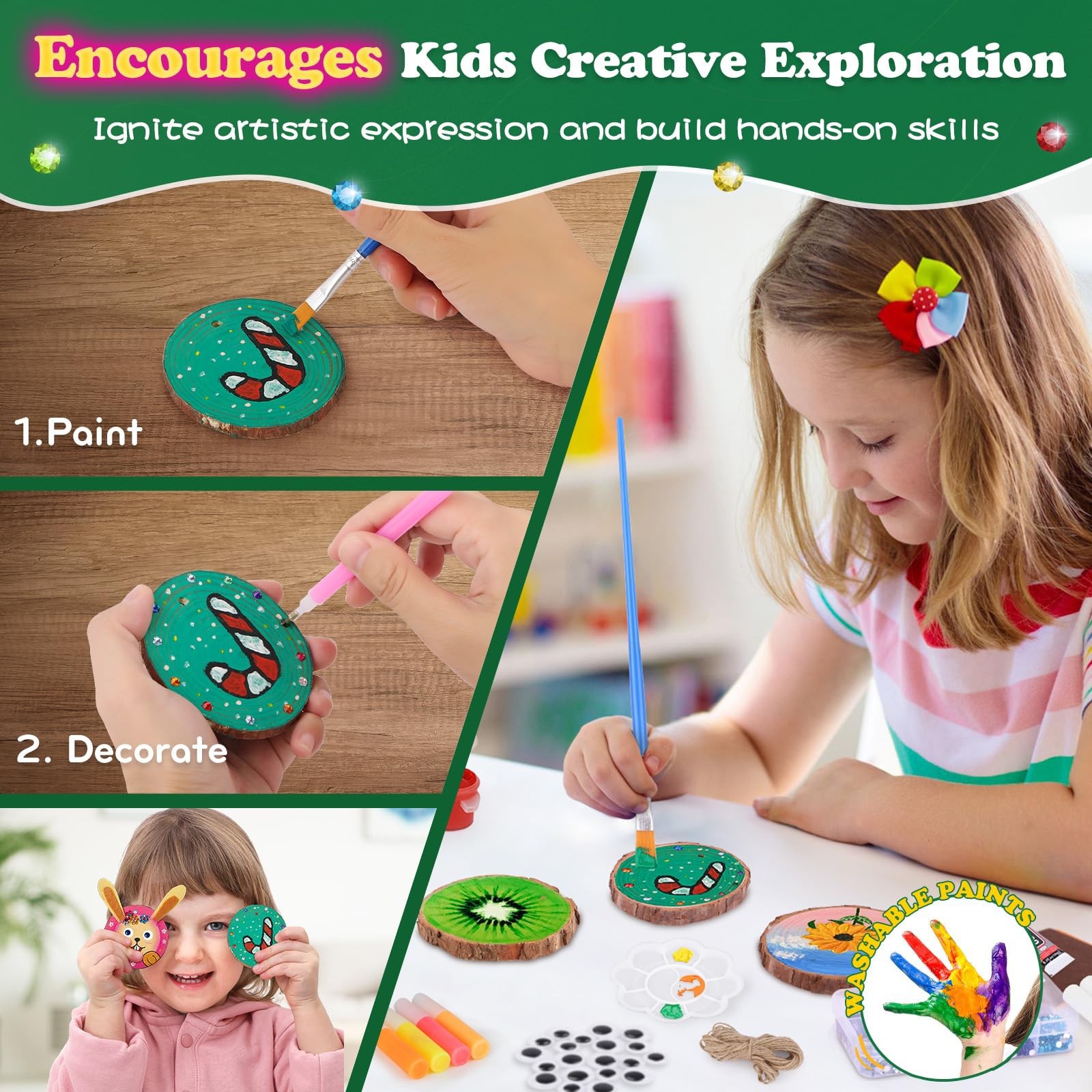 مجموعة رسم على الخشب للأطفال ت - مراجعة Art Craft School وسعره