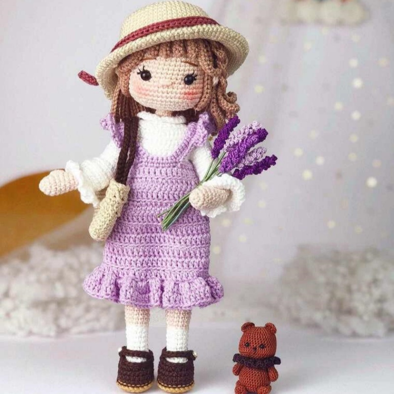 الكروشيه الفتيات Amigurumi الك - مراجعة Art Craft Girl وسعره
