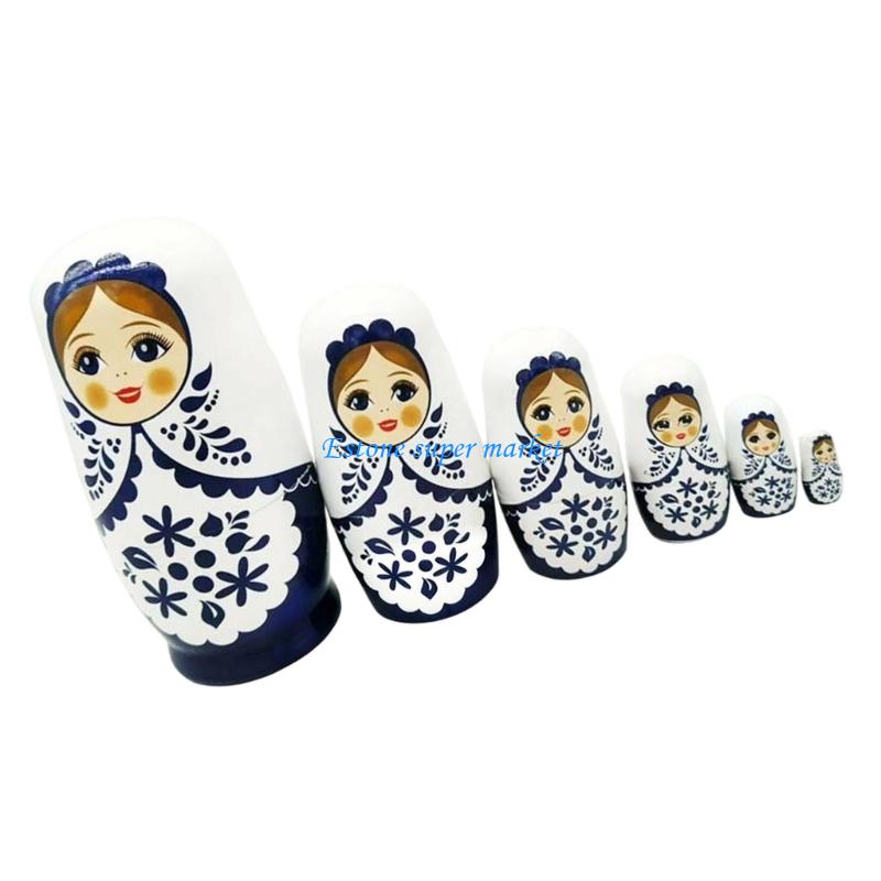 090B 6 طبقة التعشيش الدمى الخش - مراجعة Art Craft Girl وسعره