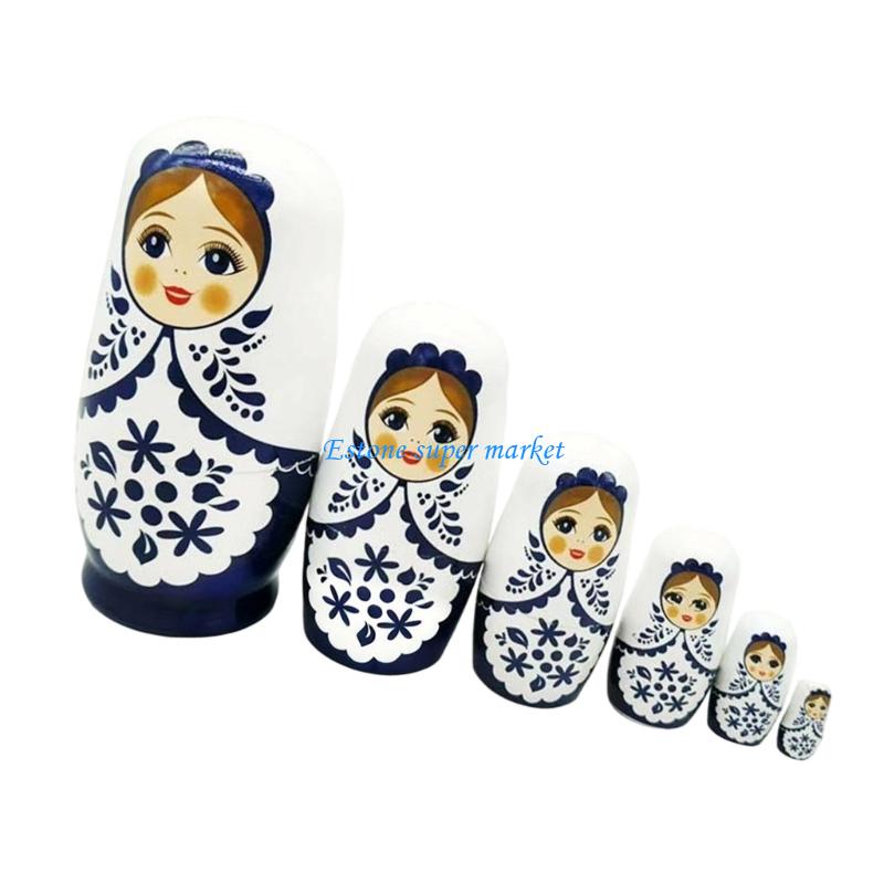 090B 6 طبقة التعشيش الدمى الخش - مراجعة Art Craft Girl وسعره
