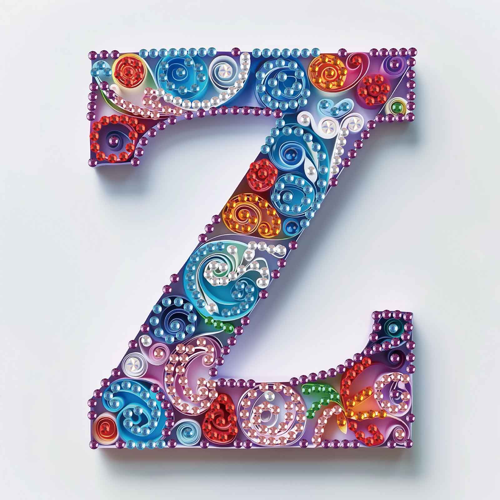 مجموعات الرسم بالألماس ذات الأ - مراجعة Art And Craft Letter Z وسعره