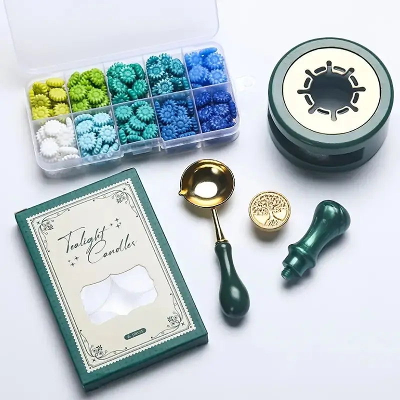 طقم ختم الشمع على شكل زهرة الت - مراجعة Batik Wax Kit وسعره