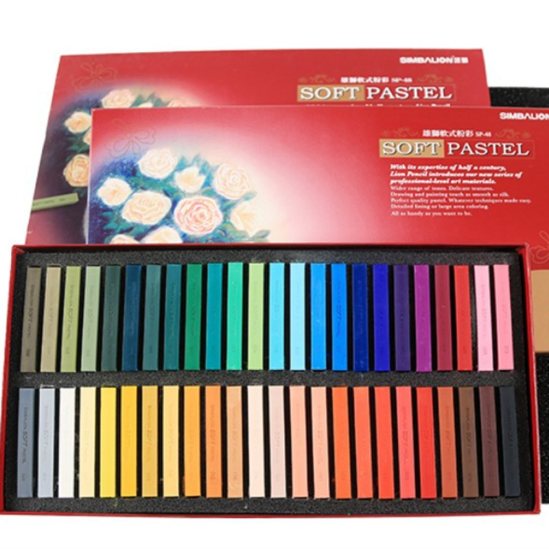 طالب لينة اللون الطباشير 24/36 - مراجعة Chalk Pastel Set وسعره