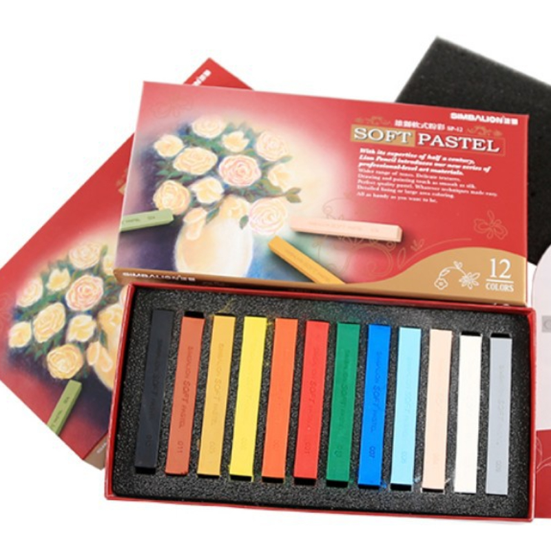 طالب لينة اللون الطباشير 24/36 - مراجعة Chalk Pastel Set وسعره