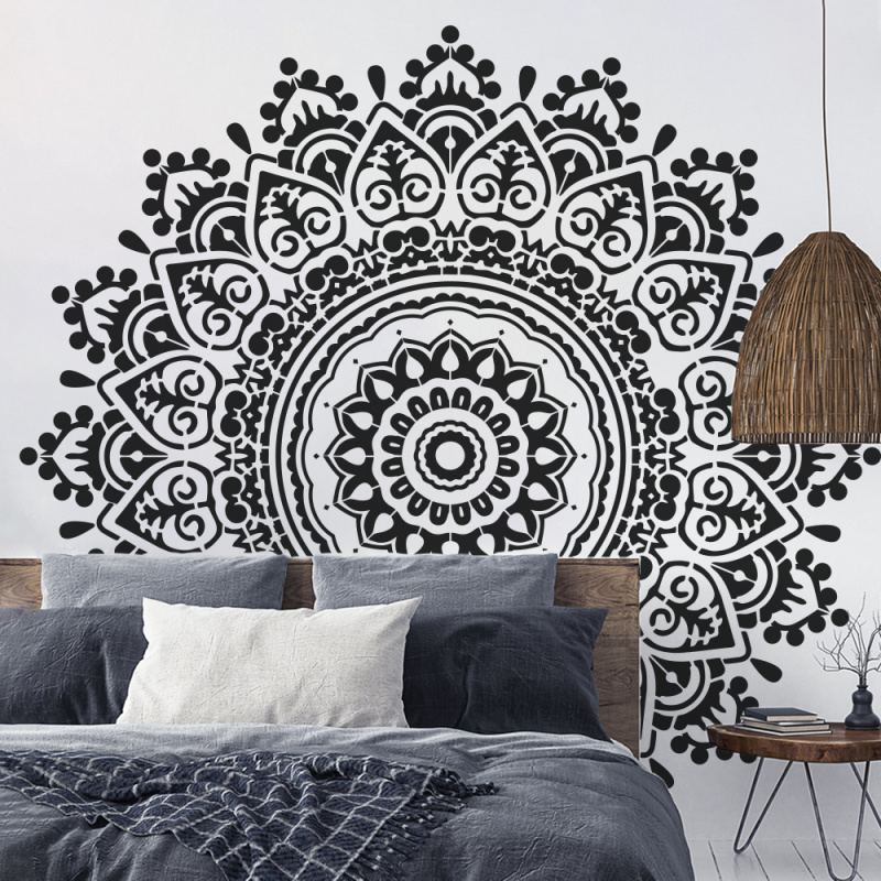 ماندالا لوحة كبيرة استنسل قطره - مراجعة Art Craft Furniture وسعره